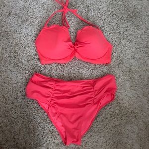 Victoria’s Secret coral swimsuit 2 piece